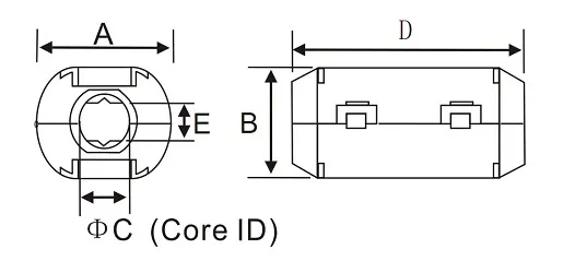 Ferrite Core EMI Filter-10 Ferrite Core EMI Filter-10